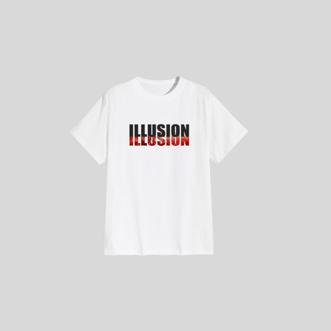 Drip Illusion Oversize T-Shirt